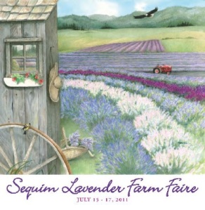Sequim Lavender Farmers 2011 Wining Poster Art