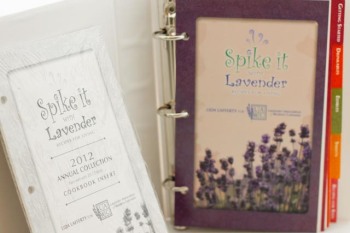 Bound in a Three-ring Binder, the Book Expands with New Recipes Each Year.